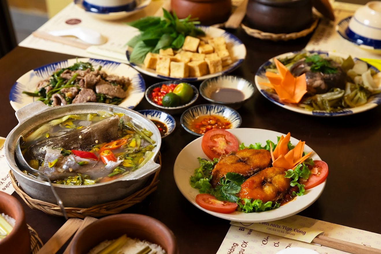 Thực đơn cơm niêu phong vị đồng quê dân dã và ấm cúng