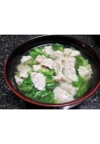 Canh cải xanh cá thác lát