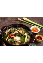 Canh gà nấu lá giang