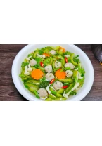 Canh khổ qua cá thác lát