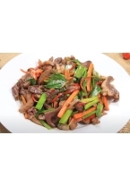 Cật heo xào hành tây