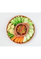 Kho quẹt - rau luộc thập cẩm