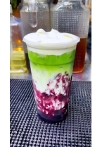 Matcha Latte việt quất 