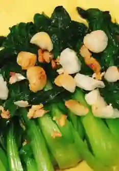 Cải thìa xào tỏi