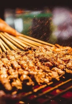 Bím bò nướng 