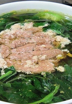 Canh cua đồng rau đay