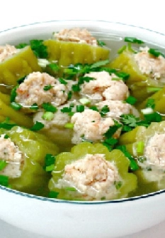 Canh khổ qua dồn thịt