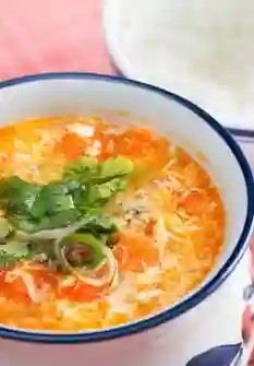 Canh Trứng Cà Chua Thịt Bằm