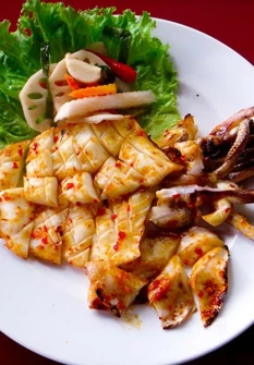 Mực một nắng chiên nước mắm