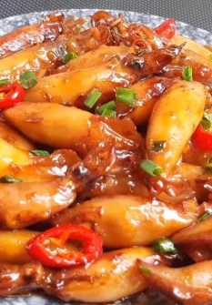 Mực trứng chiên nước mắm