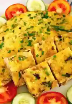 Trứng chiên thịt 