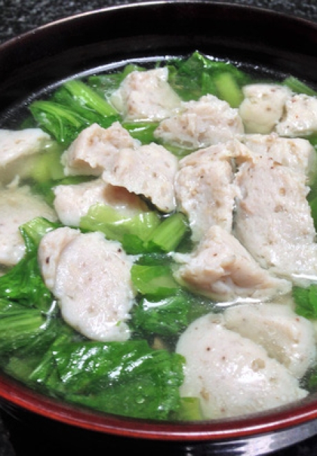 Canh cải xanh cá thác lát