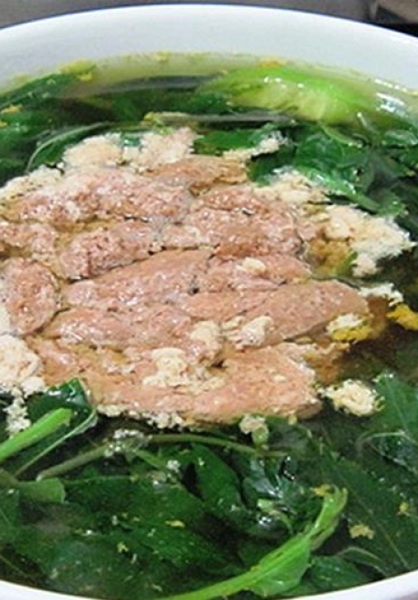 Canh cua đồng rau đay