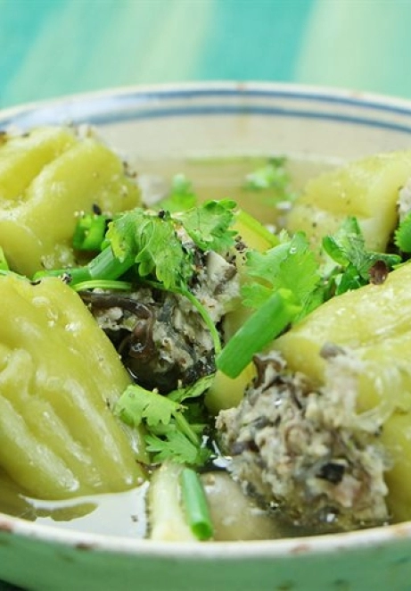 Canh khổ qua dồn thịt