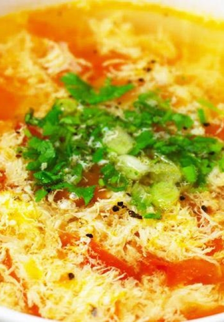 Canh Trứng Cà Chua Thịt Bằm