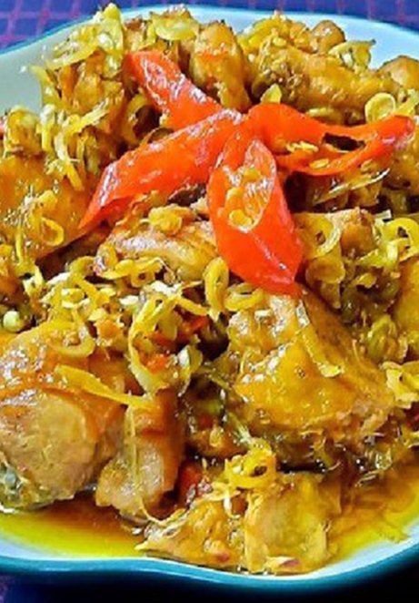 Gà kho sả ớt