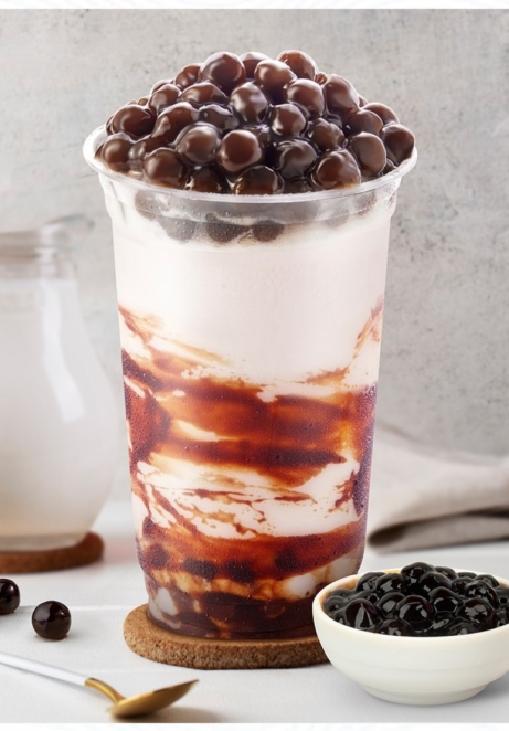 Sữa tươi trân châu đường đen